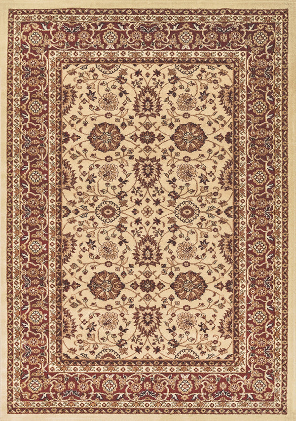 YAZD 2803-130 CREAM-RED - Modern Rug Importers