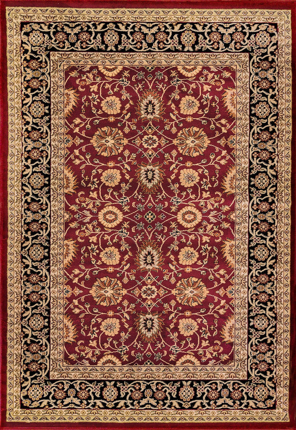 YAZD 2803-390 RED-BLACK - Modern Rug Importers