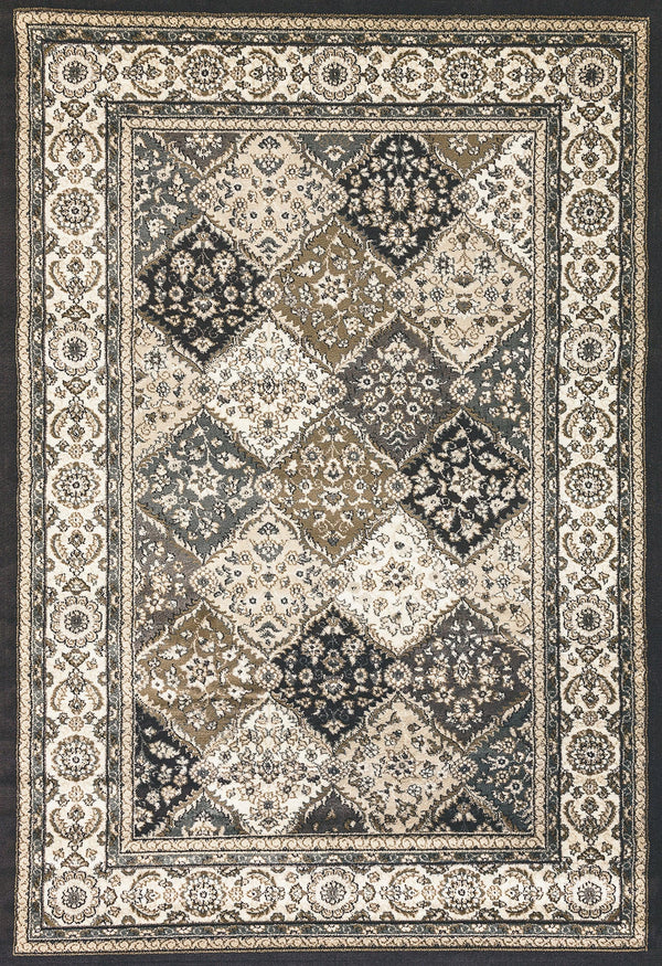 YAZD 8471-910 GREY/IVORY - Modern Rug Importers