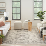 Nourison Serenity Home SRH01 Ivory Grey Vintage Indoor Rug