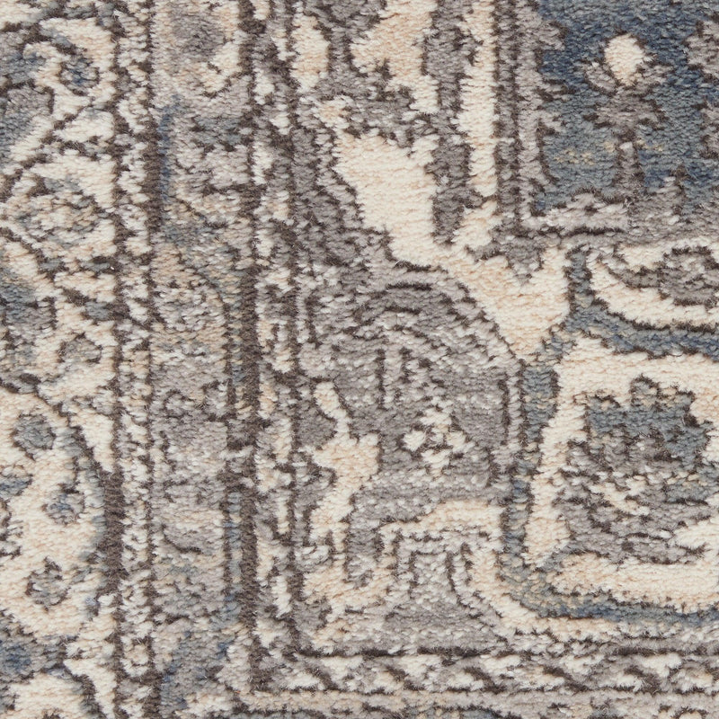 Nourison Quarry QUA07 Grey Ivory Vintage Indoor Rug