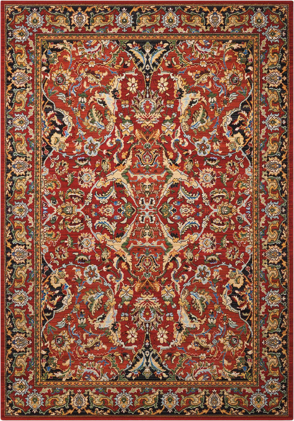 Nourison Timeless TML15 Red Indoor Rug