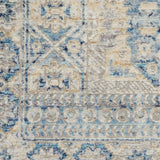 Nourison Lustrous Weave LUW02 Blue/Ivory Floral Indoor Rug