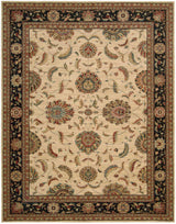 Nourison Living Treasures LI04 Ivory/Black Persian Indoor Rug