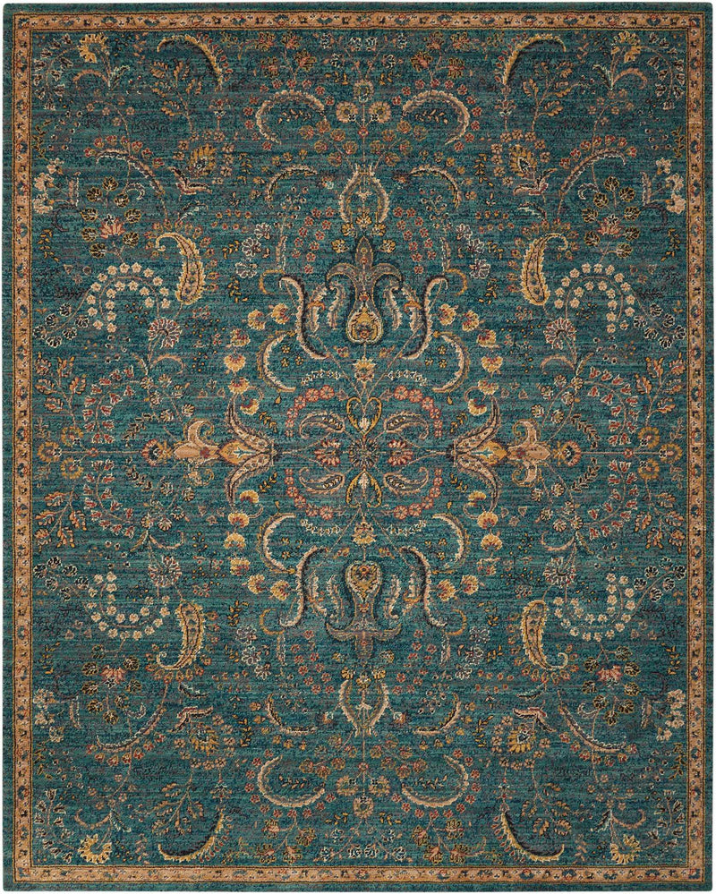 Nourison 2020 NR204 Teal Persian Indoor Rug